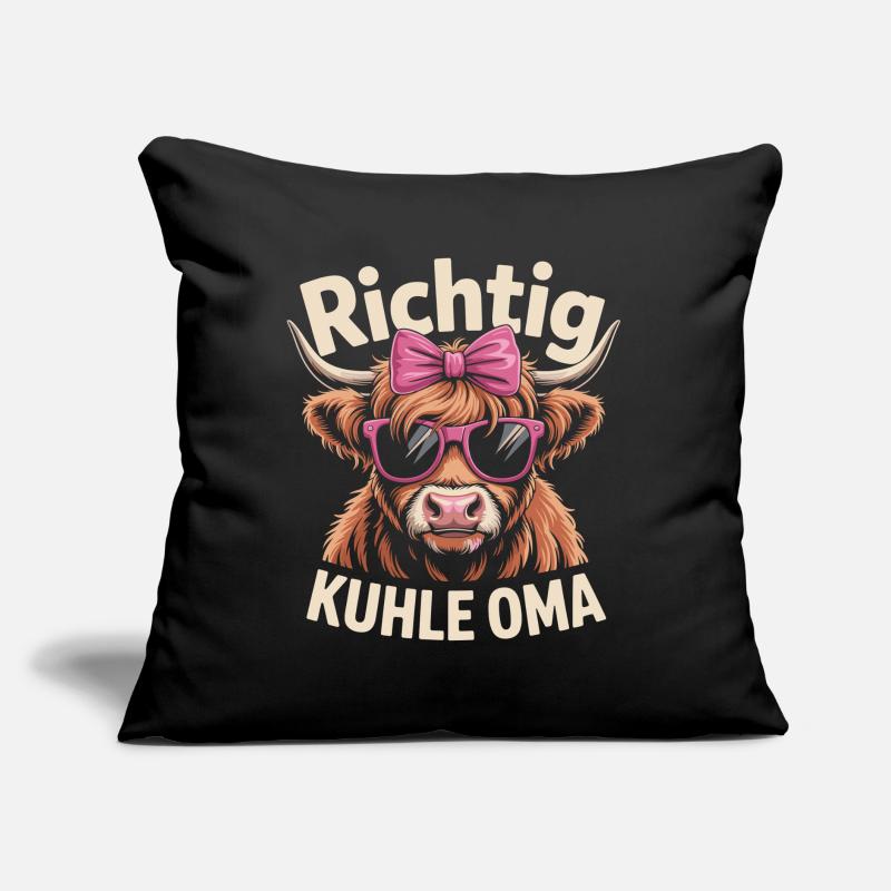 Muttertag Richtig Kuhle Oma - Beste Großmutter Sofakissen mit Füllung 45 x 45 cm