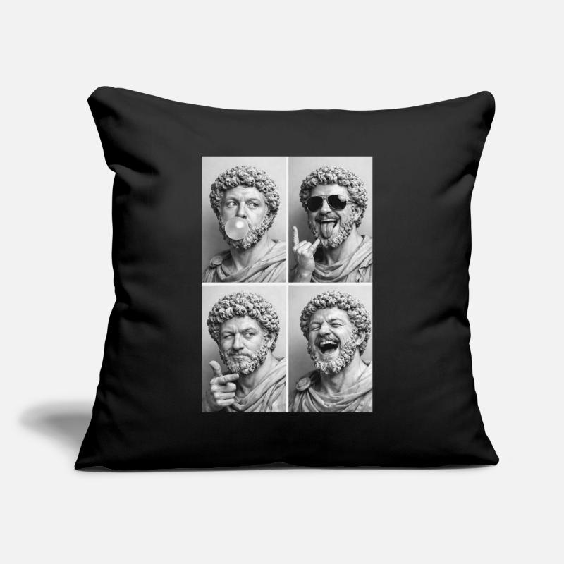 Marcus Aurelius Collage Sofa pillow with filling 45cm x 45cm