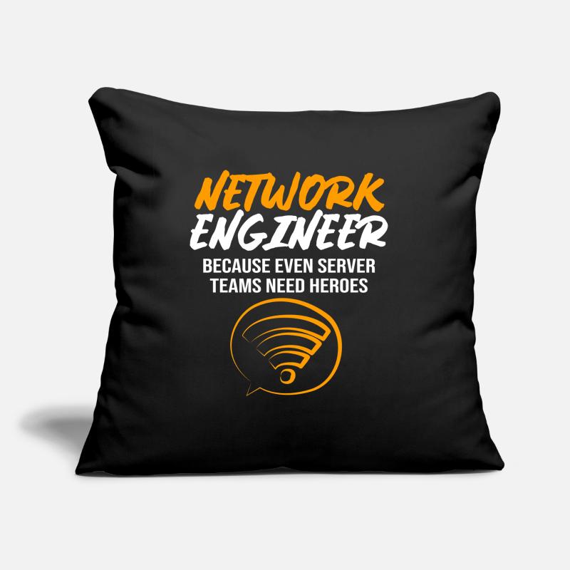 Netzwerk Informatiker Programmierer Admin Sofakissen mit Füllung 45 x 45 cm