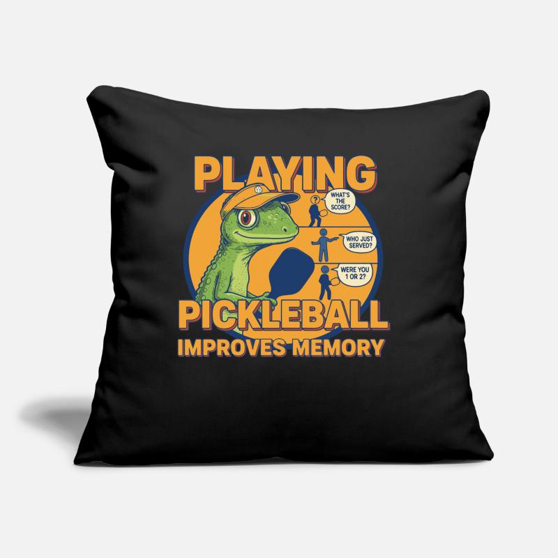 Pickleball Playing Improves Memory Funny Player Sofa pillow with filling 45cm x 45cm