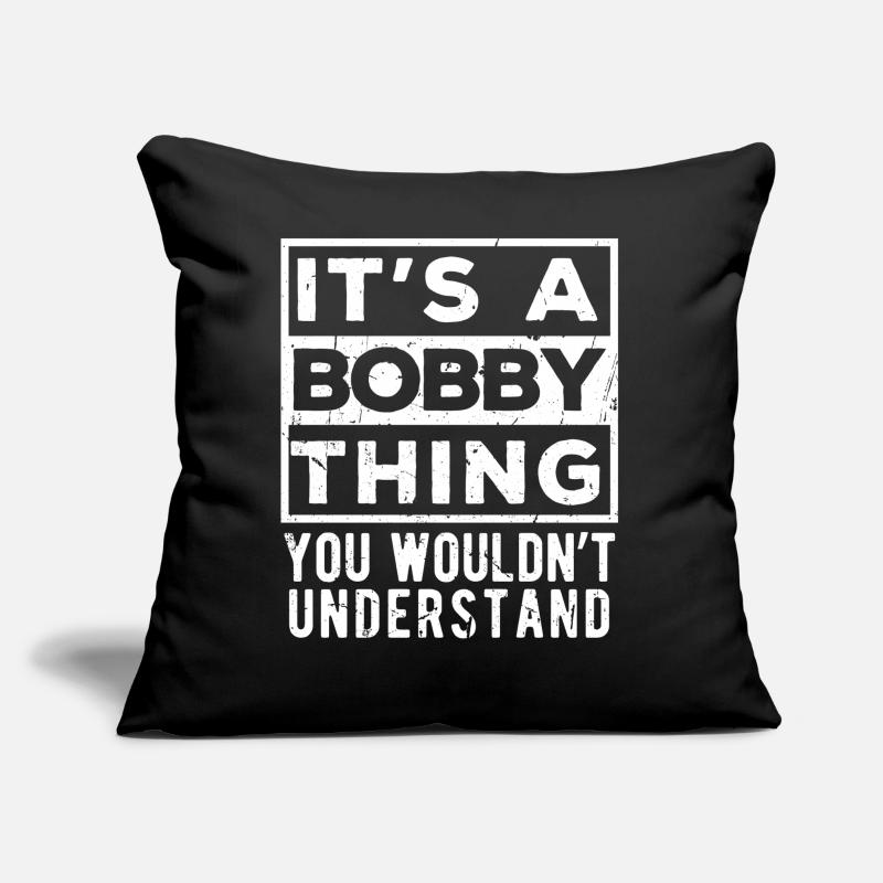 C’est une affaire de bobby que tu ne comprendrais pas Coussin et housse de 45 x 45 cm