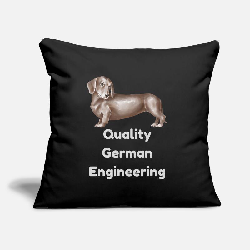 Quality German Dachshund Engineering Sofa pillow with filling 45cm x 45cm