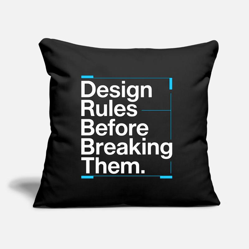 Designer Educator Design Rules Before Art Educator Sofa pillow with filling 45cm x 45cm