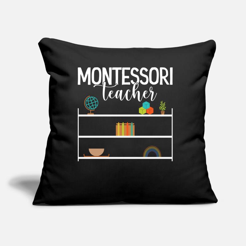 Montessory Worker Method School Worker Montessori Sofakissen mit Füllung 45 x 45 cm