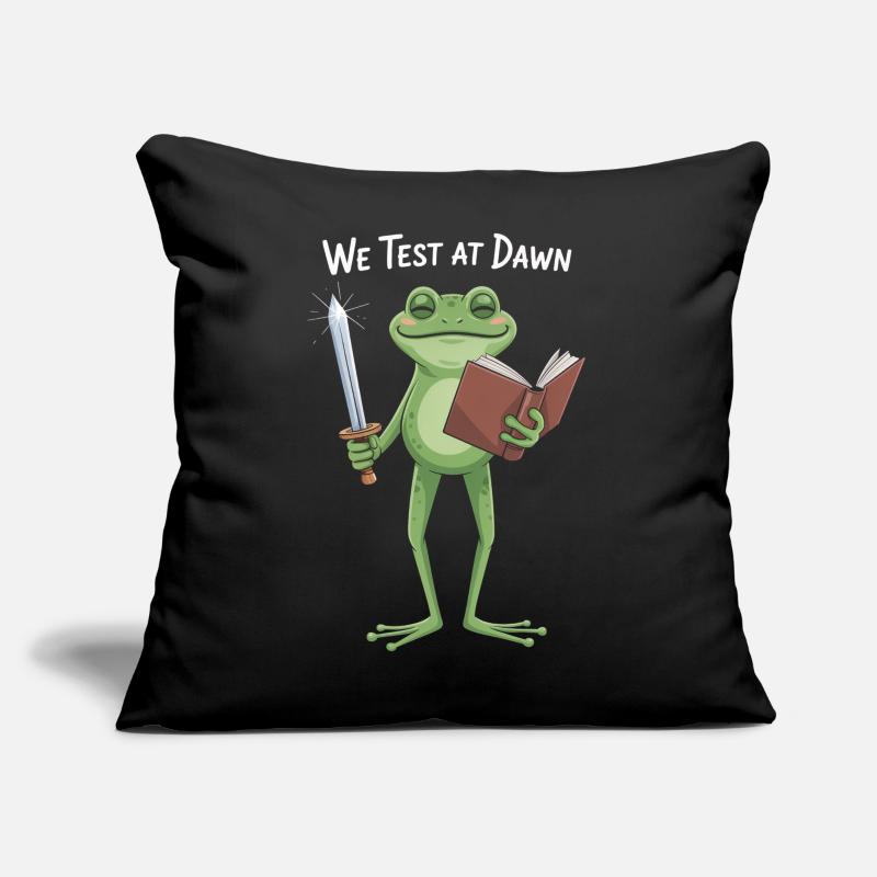 Wir testen bei Dawn Frog Knight Sofakissen mit Füllung 45 x 45 cm