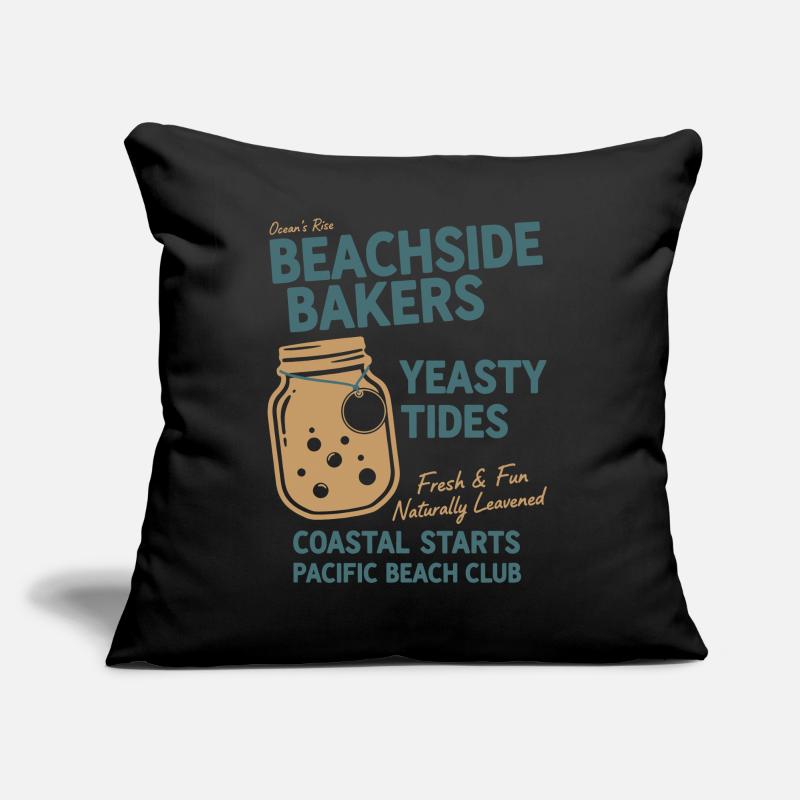 Sauerteigbrot Backen Strandbäcker Hefig Sofakissen mit Füllung 45 x 45 cm