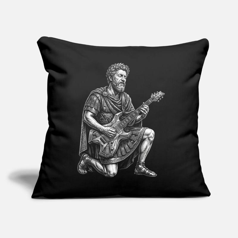 Marcus Aurelius plays guitar Sofa pillow with filling 45cm x 45cm