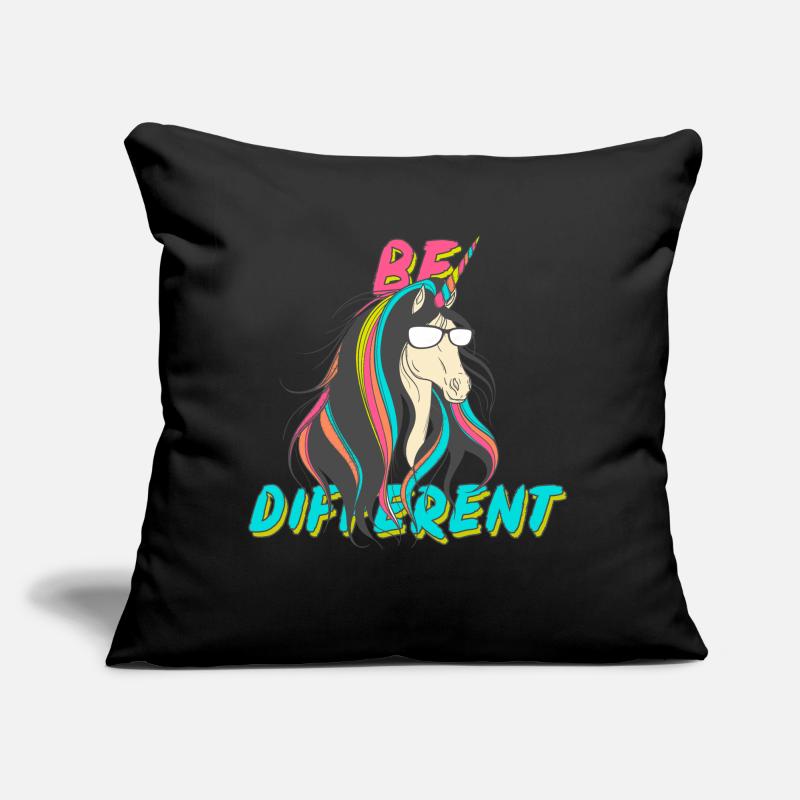 Be Different Nerd Einhorn Party Sofakissen mit Füllung 45 x 45 cm
