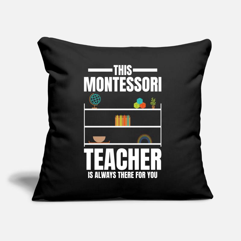 Montessori-Methode der Wertschätzungswoche der Schularbeiter Sofakissen mit Füllung 45 x 45 cm