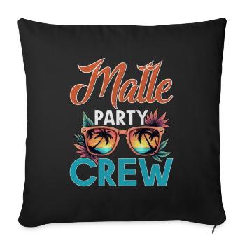 Malle Crew - Coussin et housse de 45 x 45 cm - noir - Devant