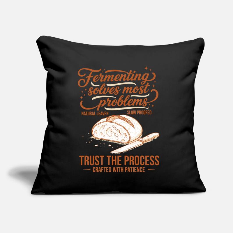 sourdough Fermenting Solves Problems Sofa pillow with filling 45cm x 45cm