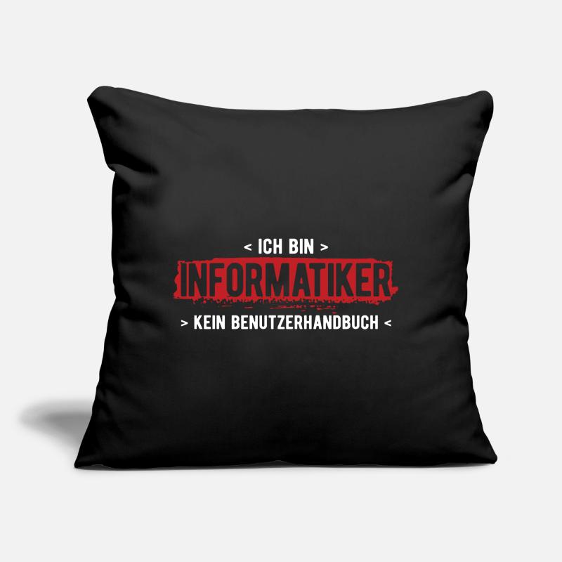 Informatik Informatiker Programmierer Sofakissen mit Füllung 45 x 45 cm