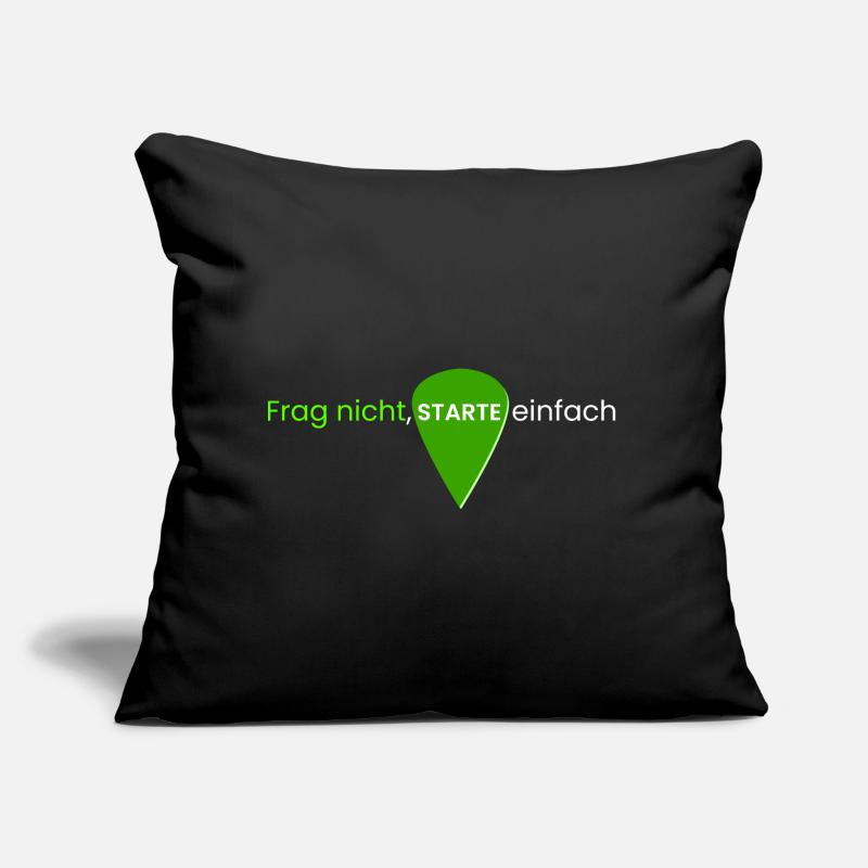 Frag nicht, starte einfach Sofakissen mit Füllung 45 x 45 cm