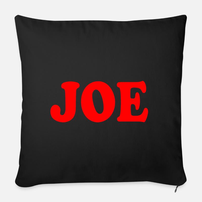 Joe - Sofakissen mit Füllung 45 x 45 cm - Schwarz
