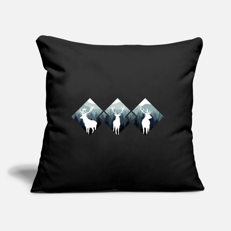 Jäger Bergsteiger Wanderer Hirsch Sofakissen mit Füllung 45 x 45 cm