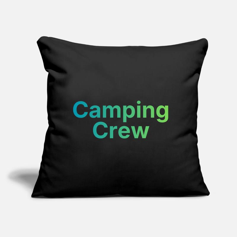 Équipe de camping Coussin et housse de 45 x 45 cm