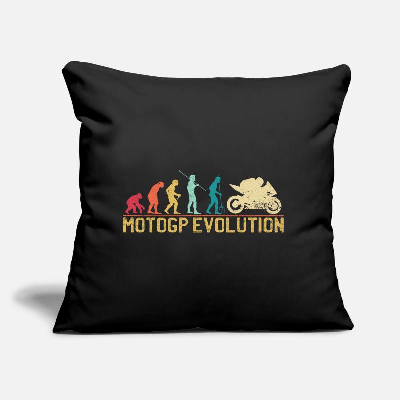 Conception de la silhouette Motocross Evolution Coussin et housse de 45 x 45 cm