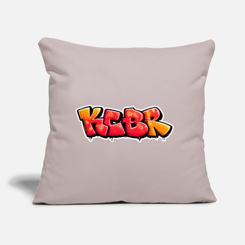 Conception de graffiti Burst KCBR Coussin et housse de 45 x 45 cm