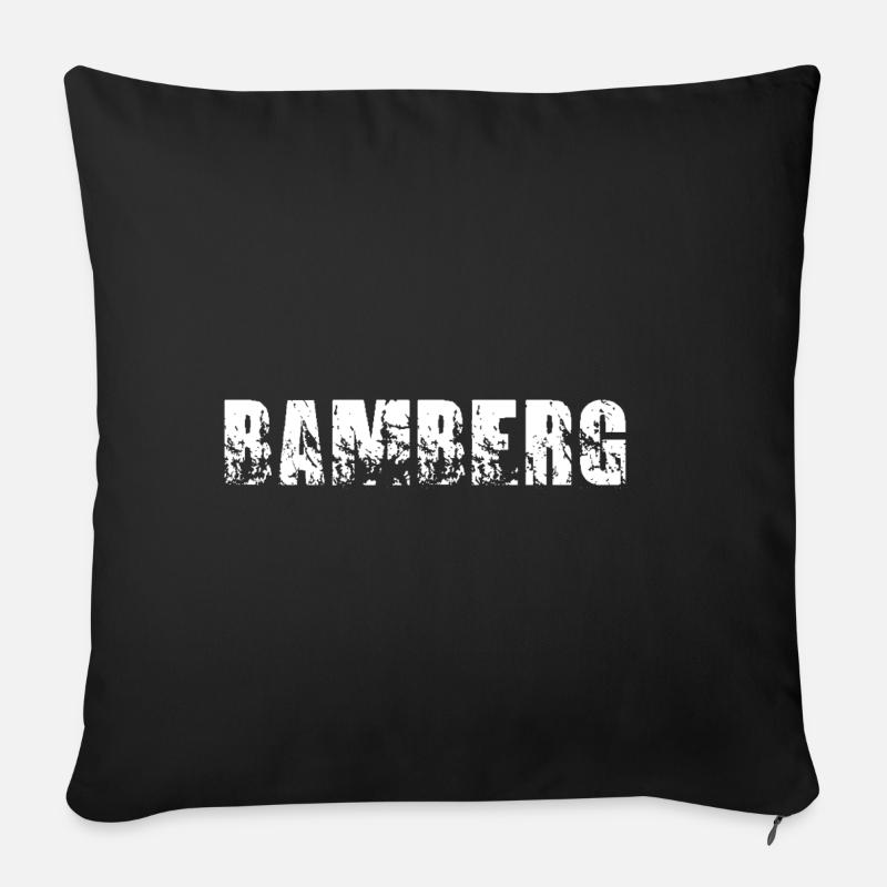 Bamberg - Sofakissen mit Füllung 45 x 45 cm - Schwarz