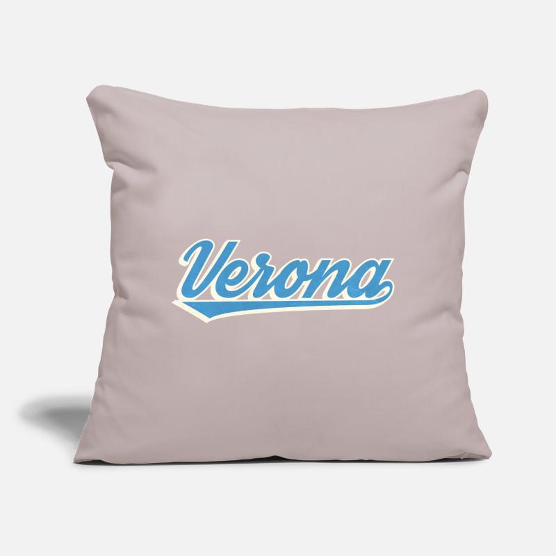 Logo Vérone Blue Script Coussin et housse de 45 x 45 cm