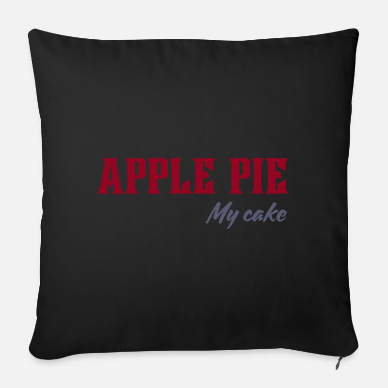 My Apple Pie - Sofa pillow with filling 45cm x 45cm - black