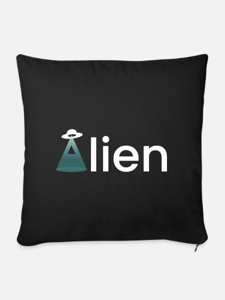 Alien - Sofakissen mit Füllung 45 x 45 cm - Schwarz