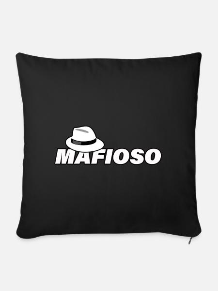MAFIOSO - Sofakissen mit Füllung 45 x 45 cm - Schwarz