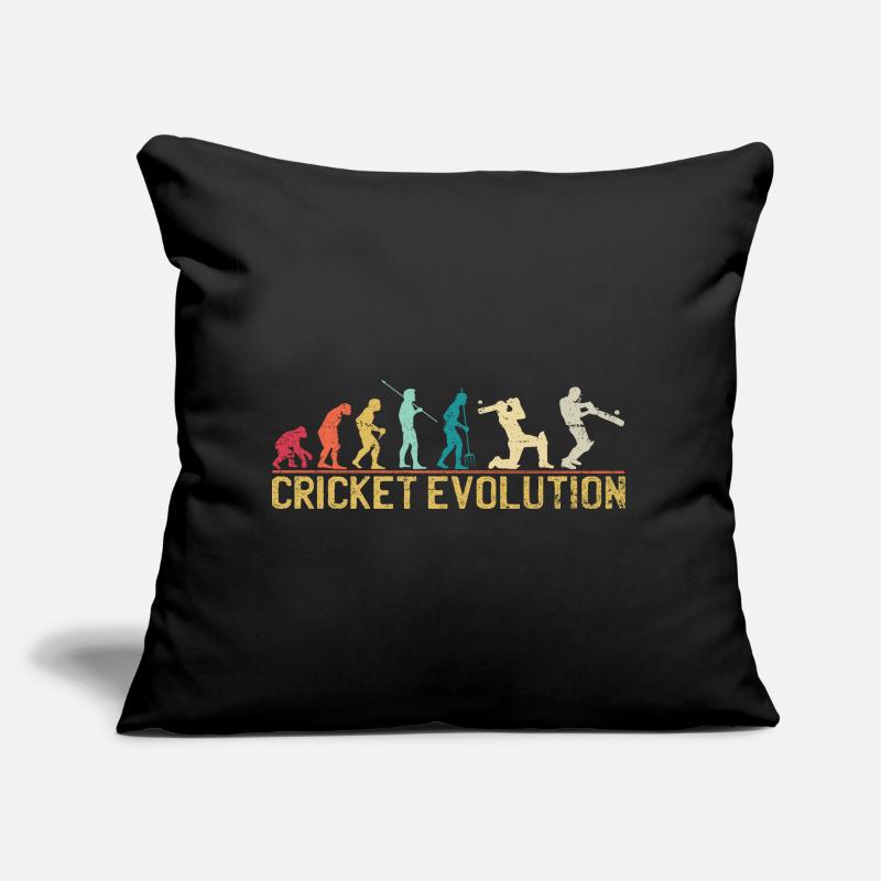 Conception sur le thème de Cricket Evolution Coussin et housse de 45 x 45 cm