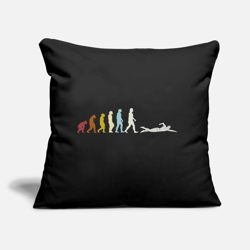 Schwimmen Evolution Sofakissen mit Füllung 45 x 45 cm