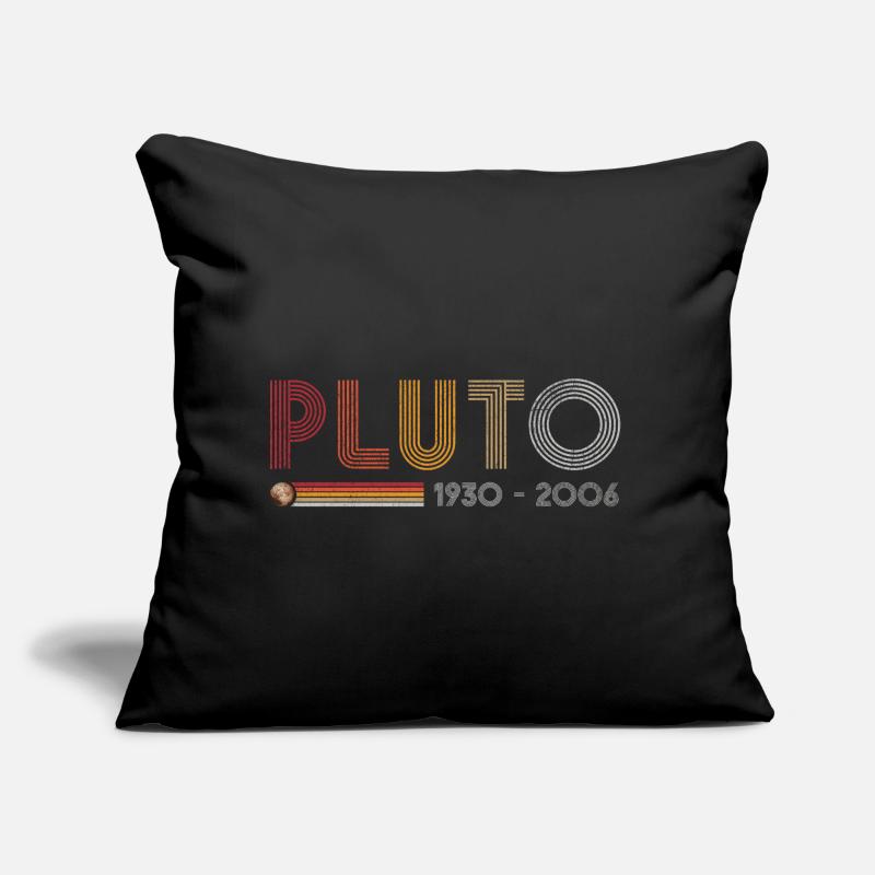 Pluto Never Forget Science and Astronomy Retro Sofa pillow with filling 45cm x 45cm