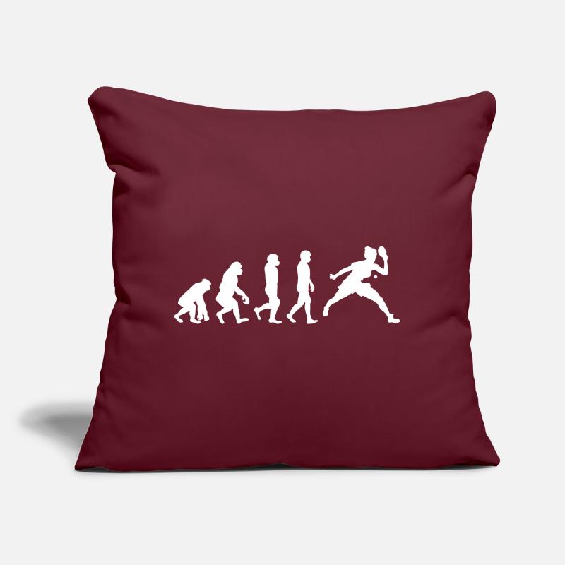 Ping Pong Table Tennis Paddle Player Evolution Sofa pillow with filling 45cm x 45cm