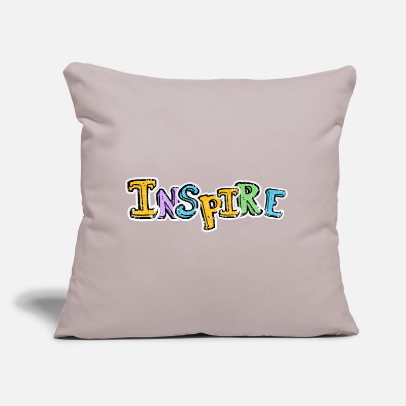 Inspire Graffiti Color Pop Coussin et housse de 45 x 45 cm