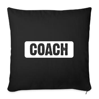 Coach - Sofakissen mit Füllung 45 x 45 cm - Schwarz - Vorne