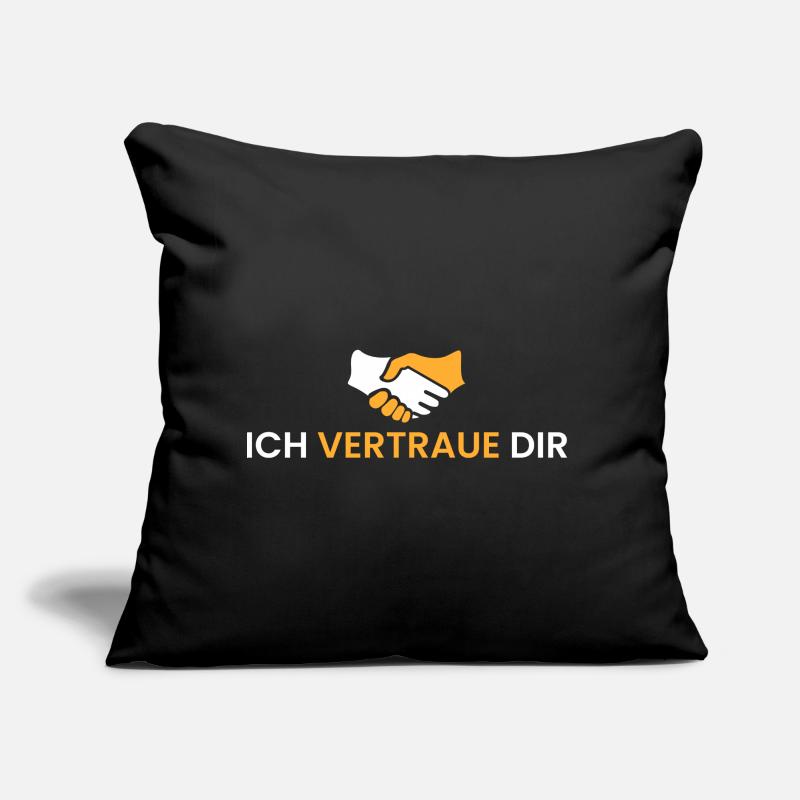 Ich vertraue dir Sofakissen mit Füllung 45 x 45 cm