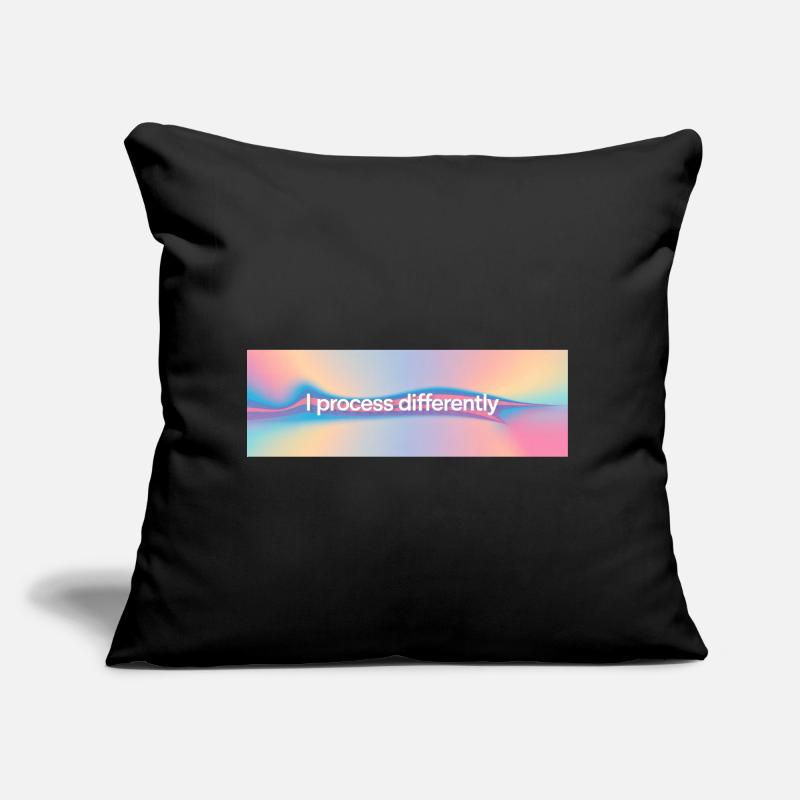 I process differently Sofa pillow with filling 45cm x 45cm