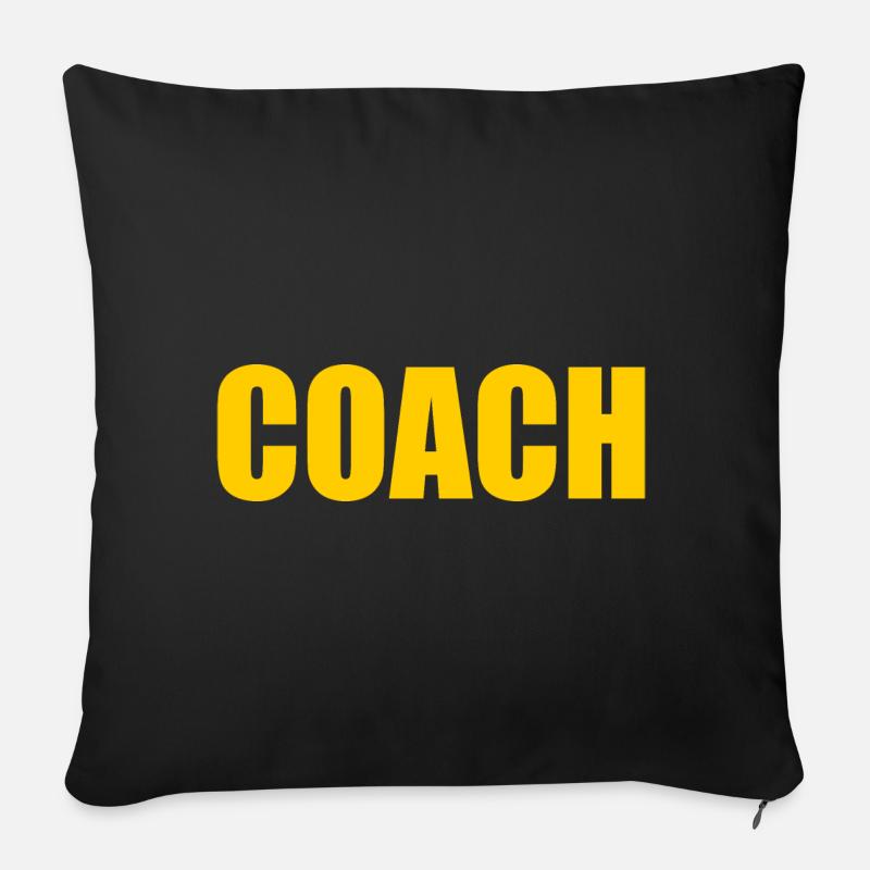 Coach - Sofakissen mit Füllung 45 x 45 cm - Schwarz