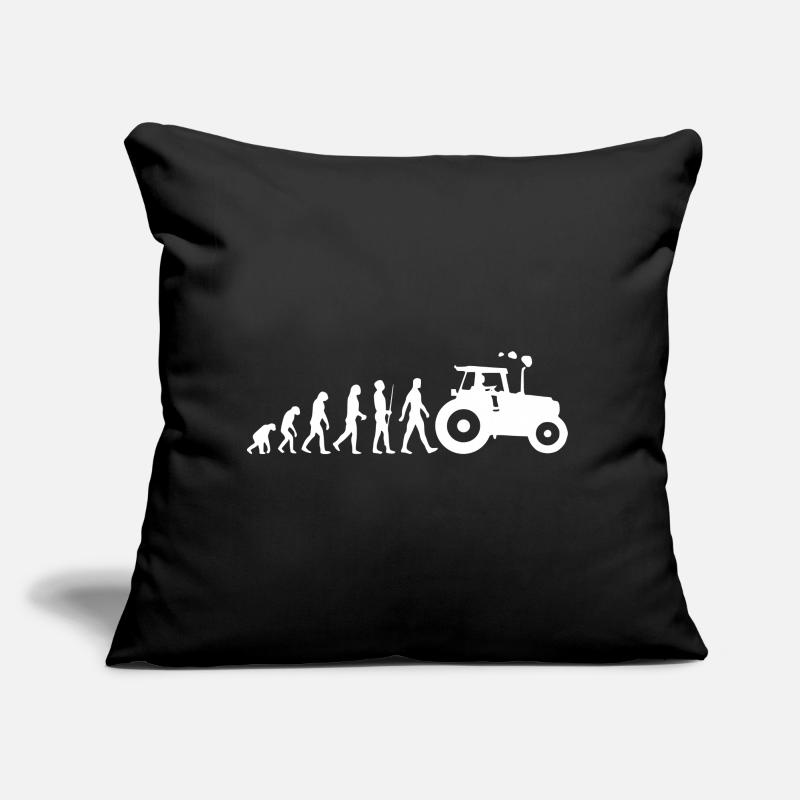 Traktor - Evolution - Trekker - Bauer Sofakissen mit Füllung 45 x 45 cm