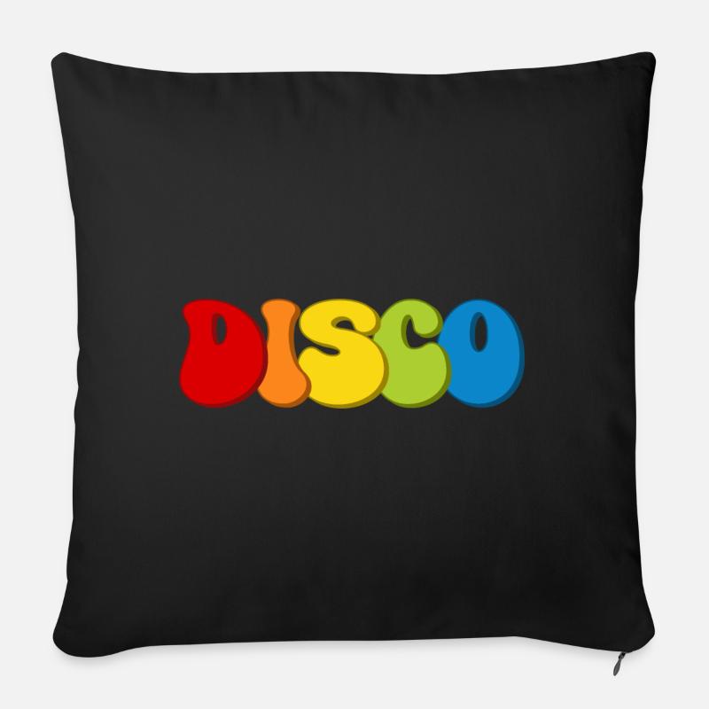 Disco - Sofakissen mit Füllung 45 x 45 cm - Schwarz