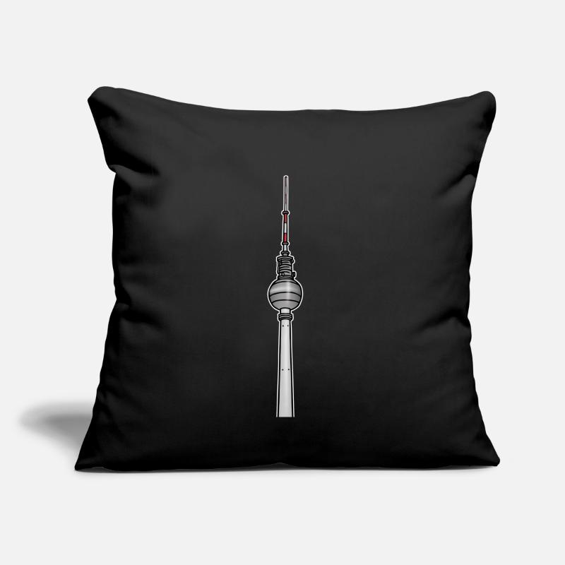 Fernsehturm Berlin c Sofakissen mit Füllung 45 x 45 cm