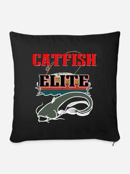 Catfish Elite - Sofakissen mit Füllung 45 x 45 cm - Schwarz