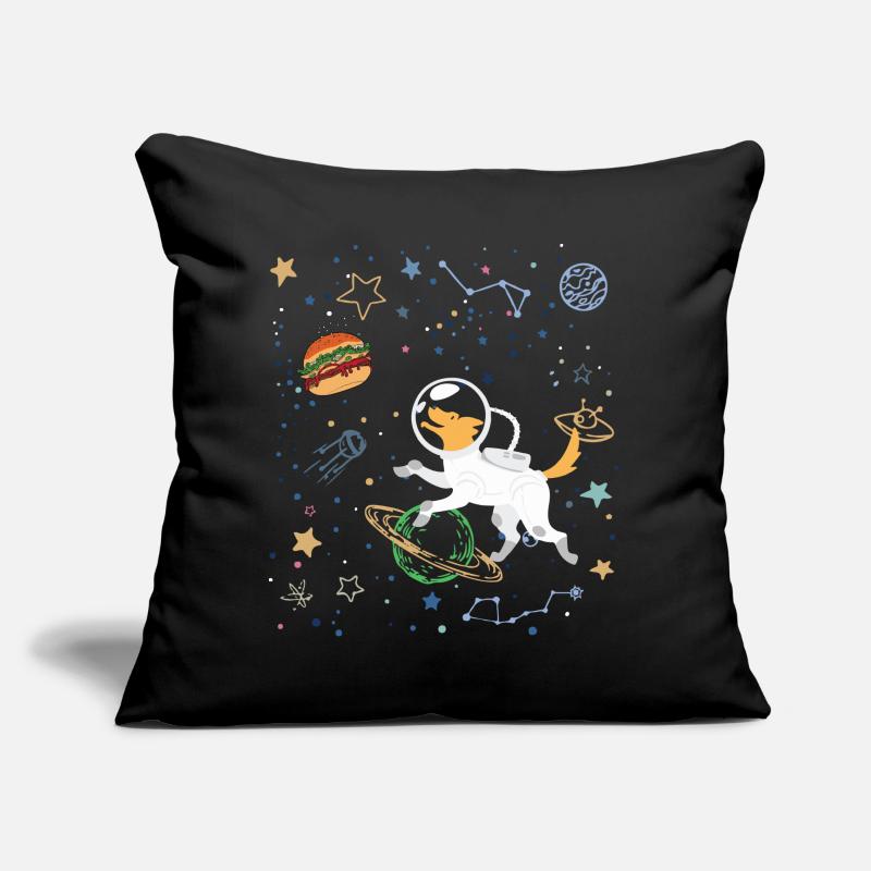 Space Explorer mit Astronaut Fox Sofakissen mit Füllung 45 x 45 cm