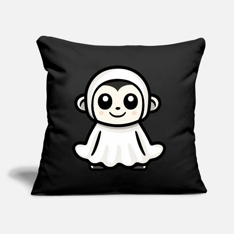 Monkey Halloween Comic Ghost Sofa pillow with filling 45cm x 45cm