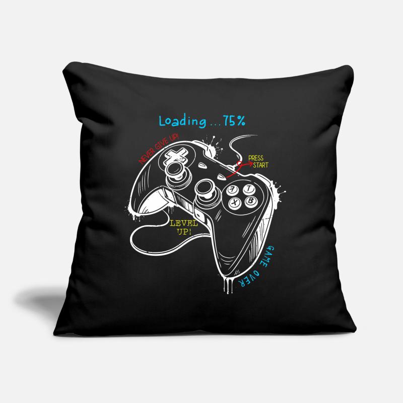Controller-Kunst im Retro-Gaming-Stil Sofakissen mit Füllung 45 x 45 cm