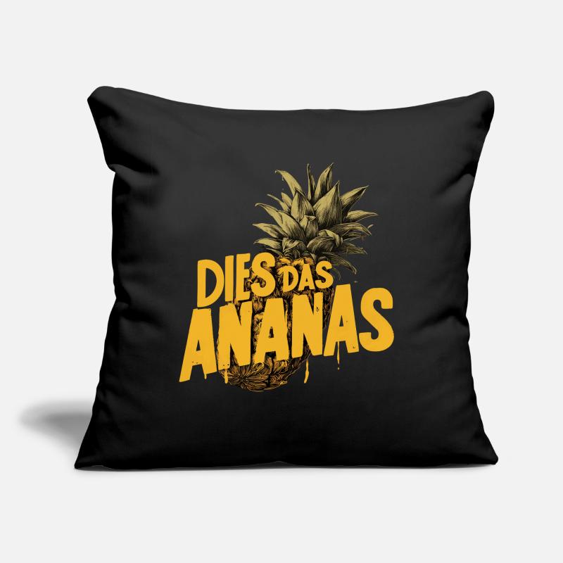 THIS THE PINEAPPLE – Funny Saying Pineapple Sofa pillow with filling 45cm x 45cm
