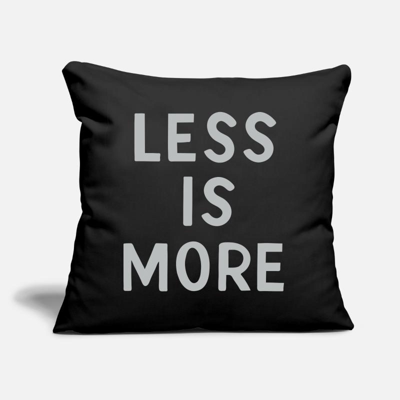 Moins, c’est plus Coussin et housse de 45 x 45 cm