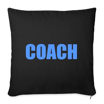 Coach - Sofa pillow with filling 45cm x 45cm - black - Front