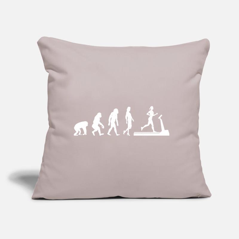 Treadmill Evolution Running Runner Marathon Sofa pillow with filling 45cm x 45cm