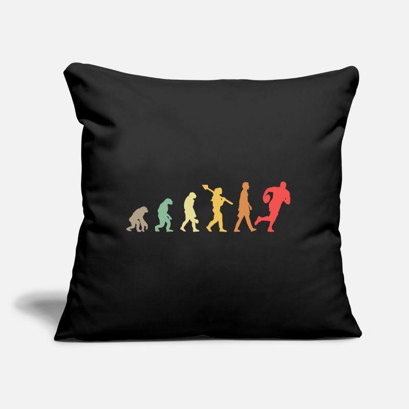 Evolution Rugby Player Rugby Development Retro Sofa pillow with filling 45cm x 45cm