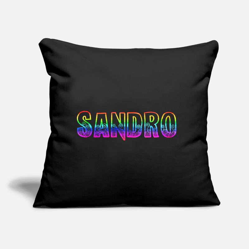 sandro rs regenbogen Sofakissen mit Füllung 45 x 45 cm