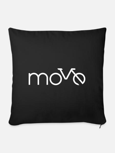 Move - Sofakissen mit Füllung 45 x 45 cm - Schwarz